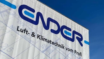 ideenspinner: Gebäudeverkleidung, Textilplane, Gestaltung, Koordination
