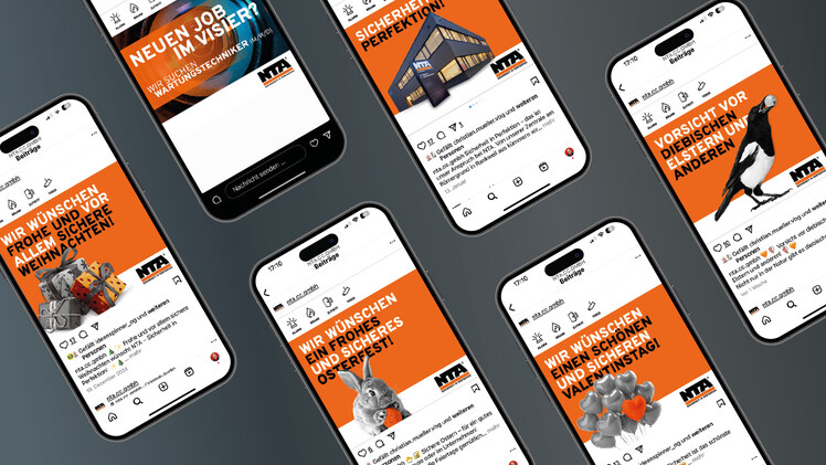 Socialmediaposts, Monatliche Infos, passend zum Kalenderjahr